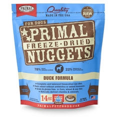 Primal Freeze Dried Nuggets Duck Formula Dog Food