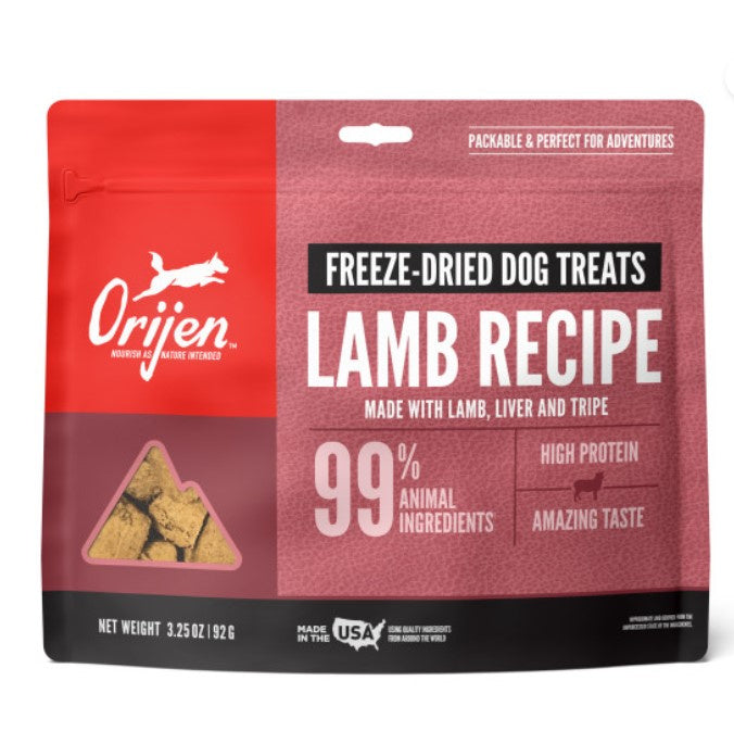 ORIJEN Freeze Dried Grass Fed Lamb Dog Treats