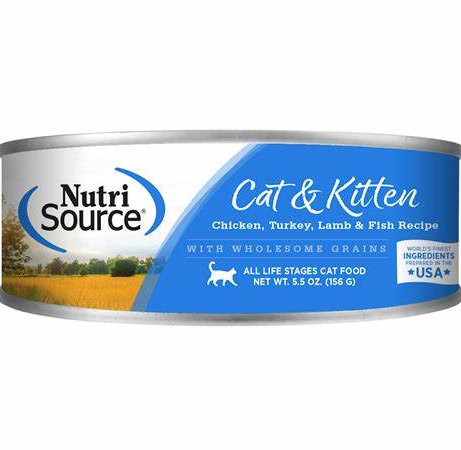 NutriSource Cat & Kitten Chicken, Turkey, Lamb & Fish Formula