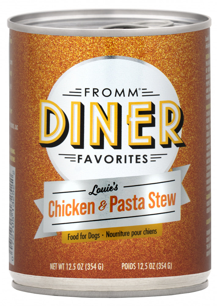 Fromm Diner Favorites Louie's Chicken & Pasta Stew Canned Dog Food