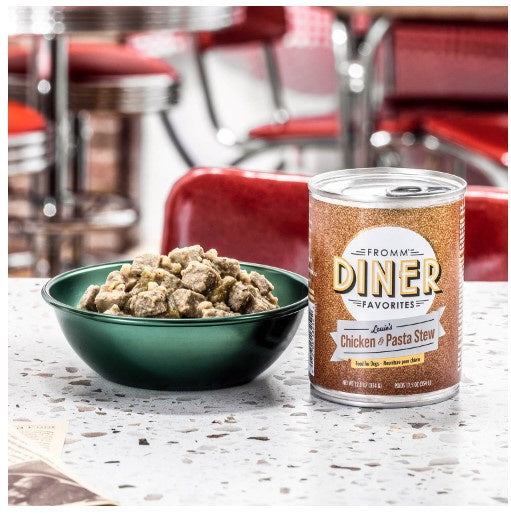 Fromm Diner Favorites Louie's Chicken & Pasta Stew Canned Dog Food